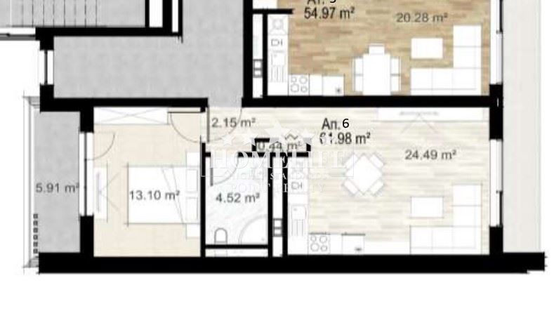 Panoramic two-room apartment in Center-0 Panoramic two-room apartment in Center - 0
