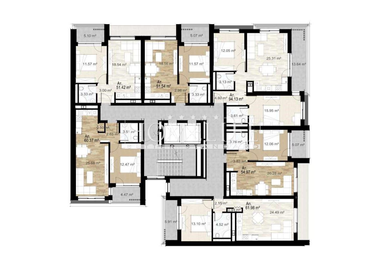 Three-room apartment in Center-0 Three-room apartment in Center - 0