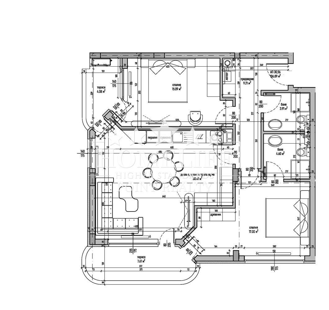 Three-room apartment in Malinova Dolina near NSA-0 Three-room apartment in Malinova Dolina near NSA - 0