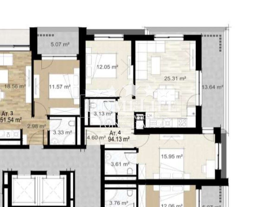 Three-room apartment in the Center - near a park and metro station-0 Three-room apartment in Center - near park and metro station - 0